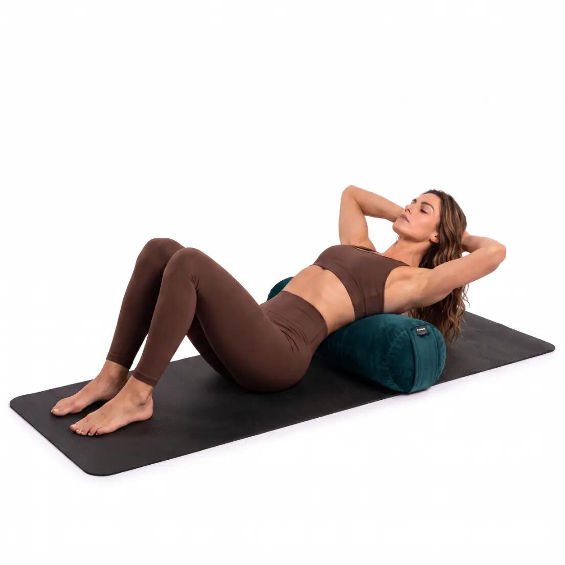 Cuscino yoga bolster-cotone cilindrico OMM YOGA 5/5