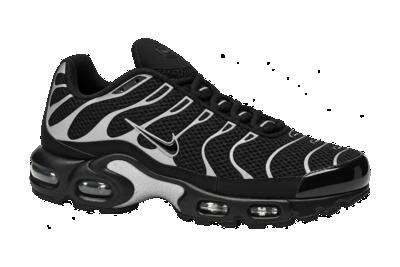 Heren - sneakers - premium - air max plus - zwart, metallic silver