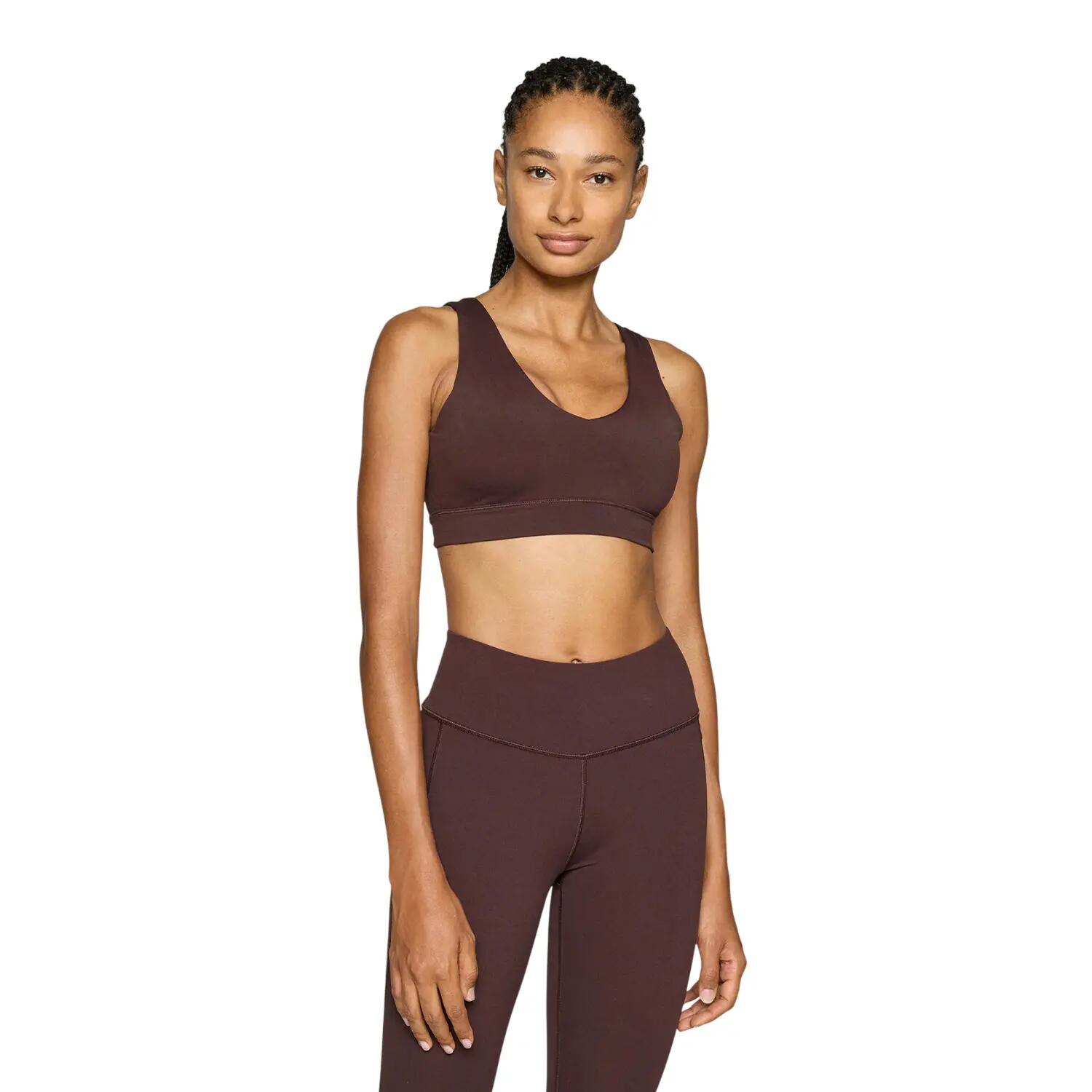 Brassière De Sport Yoga ULTIMATE STUDIO Femme (Anthracite) 2/3