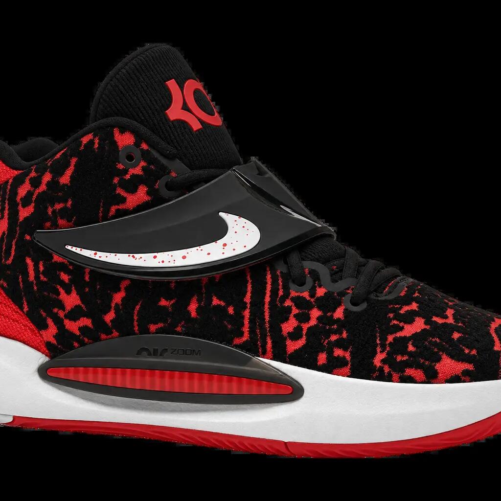 Herren - Basketballschuhe - Sneaker - gemustert - Nike KD 14 Bred - Schwarz