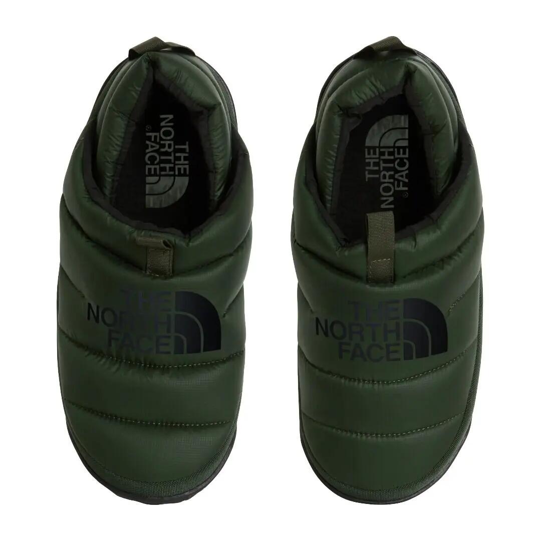 Zapatillas Pantunflas Verdes The North Face  Nuptse Bottle Green-TNF Cálidas y 2/4