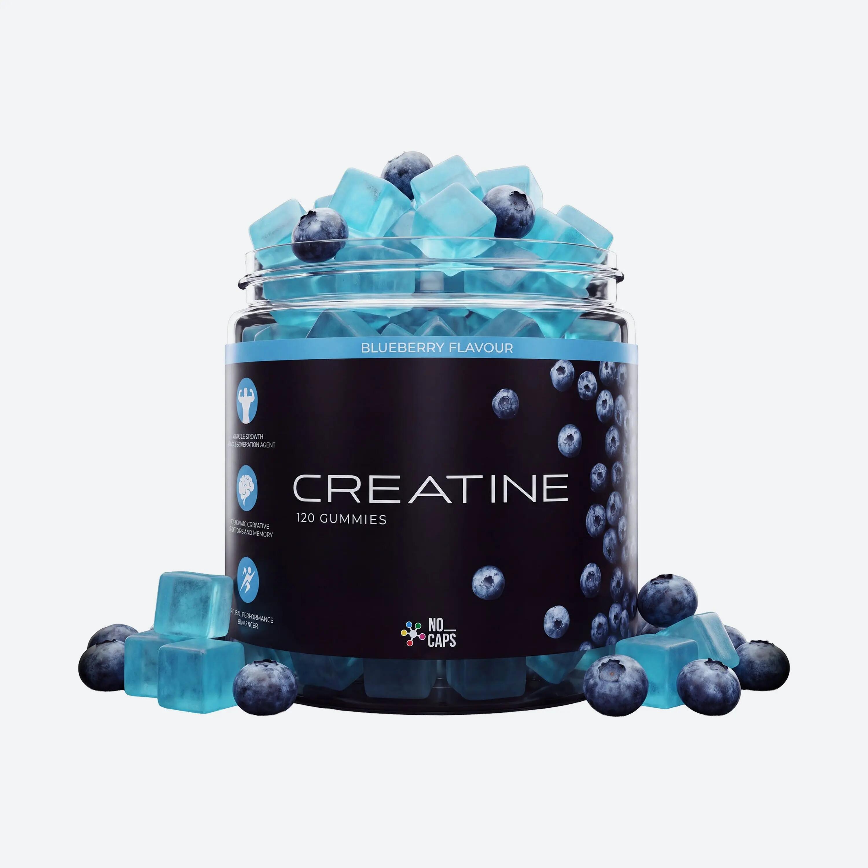 Żelki z kreatyną DMT no_caps Creatine 3 x 120 szt. 3/4