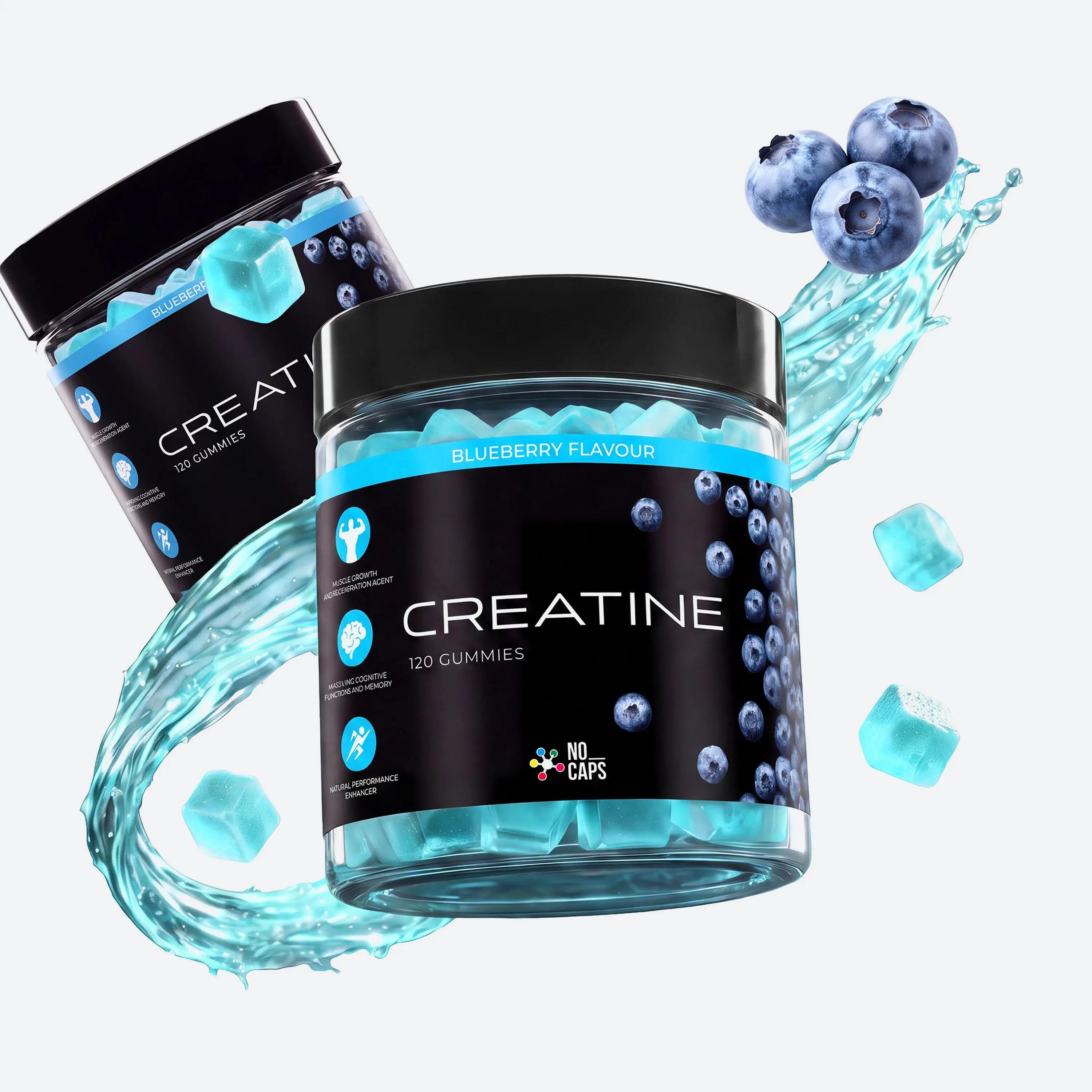 Żelki z kreatyną DMT no_caps Creatine 2 x 120 szt. 2/4