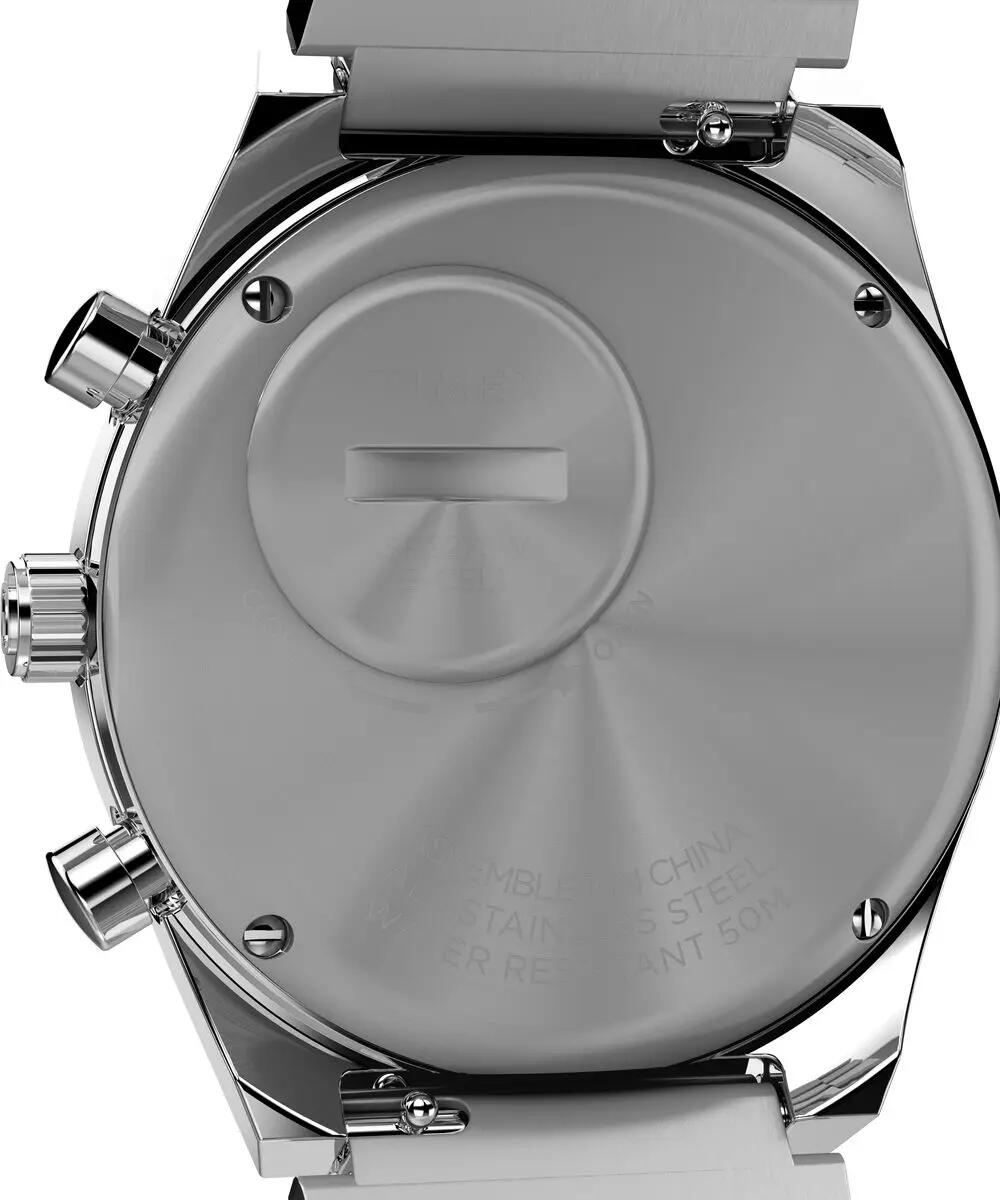 Timex Chronograph Uhr Silber/Blau TW2W33700 3/6