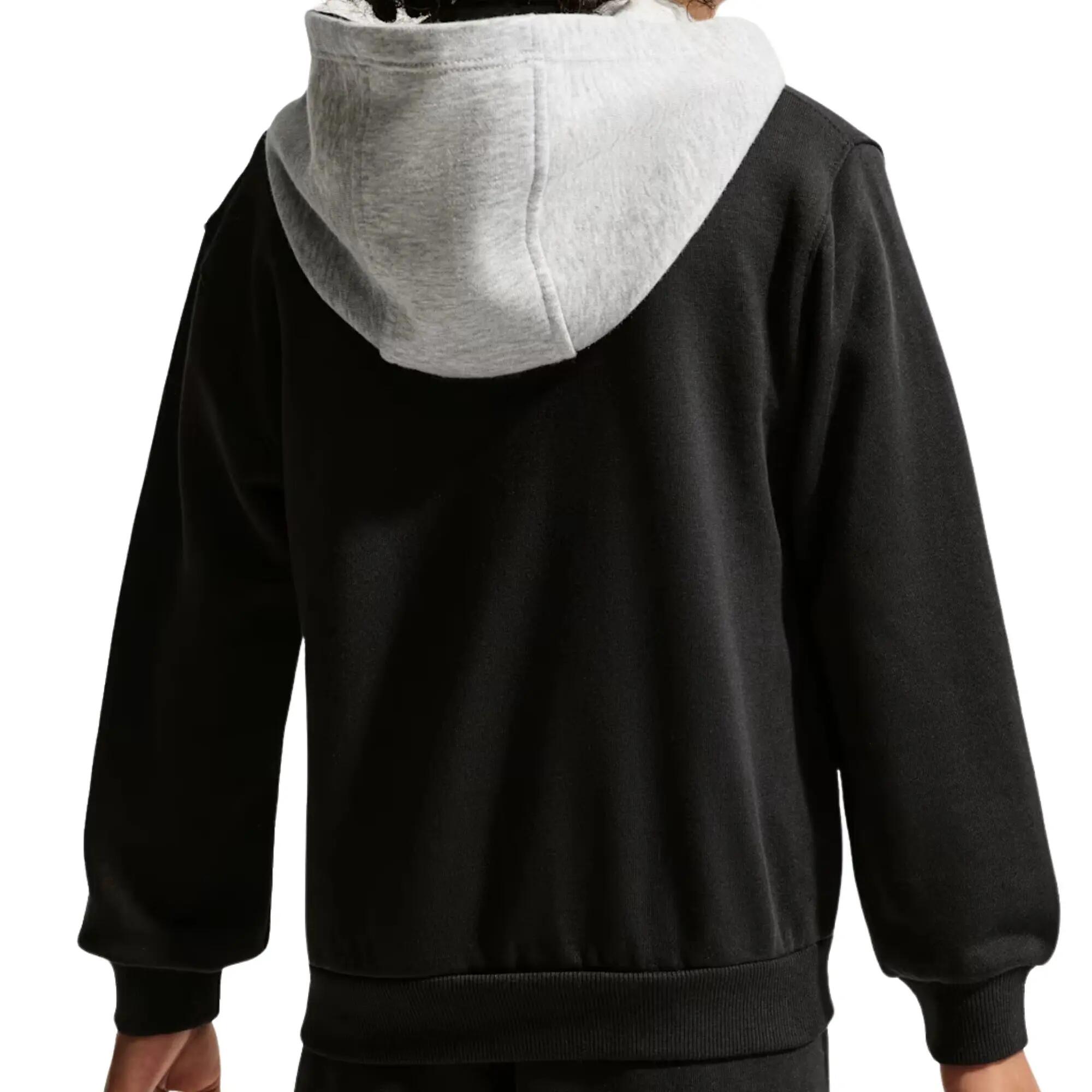 Nike - Conjunto de Chándal Capucha y Camiseta Niño Lifestyle, Negro - 6-7 Años 4/5