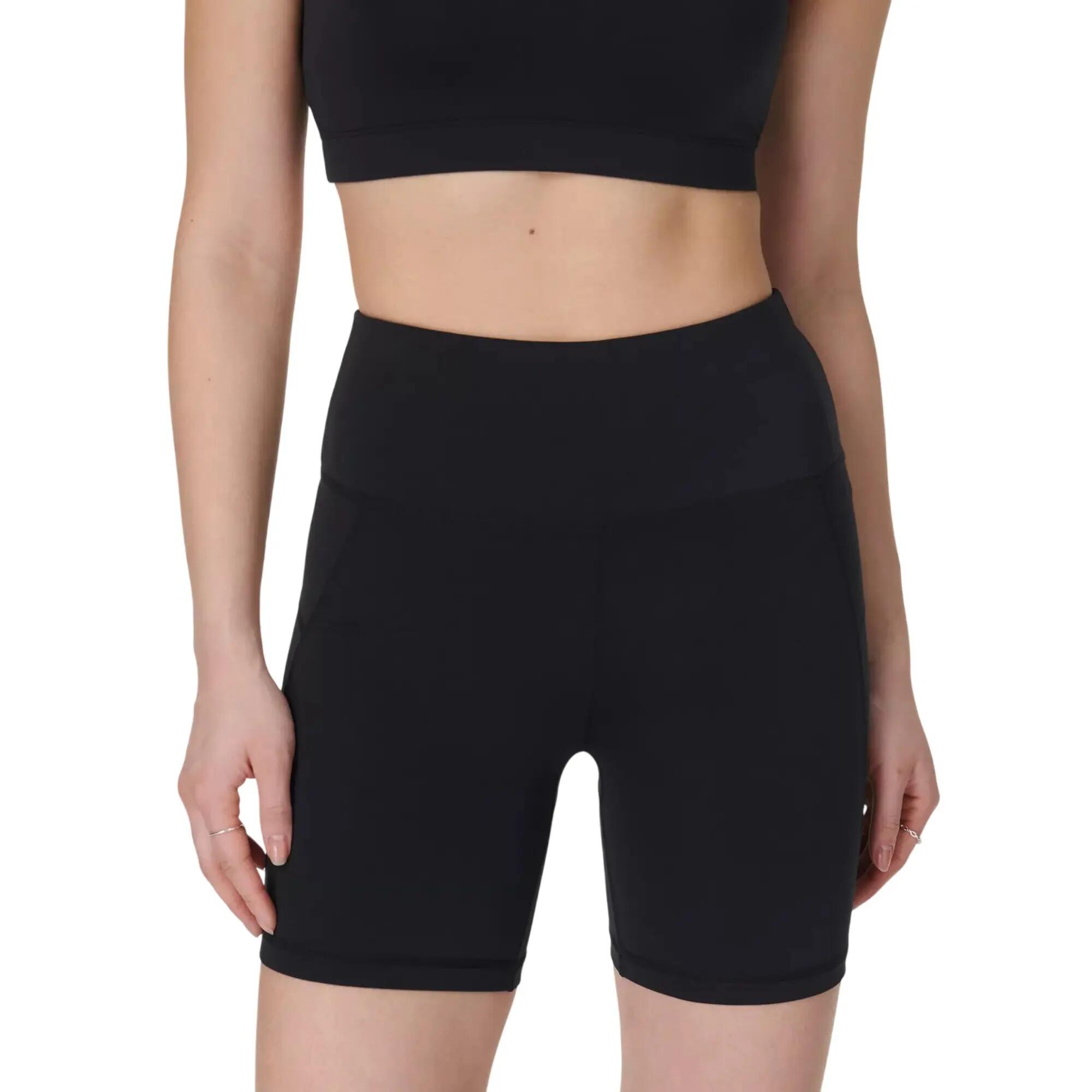 Pantalones Cortos Casuales All Day para Mujer Negro 3/4