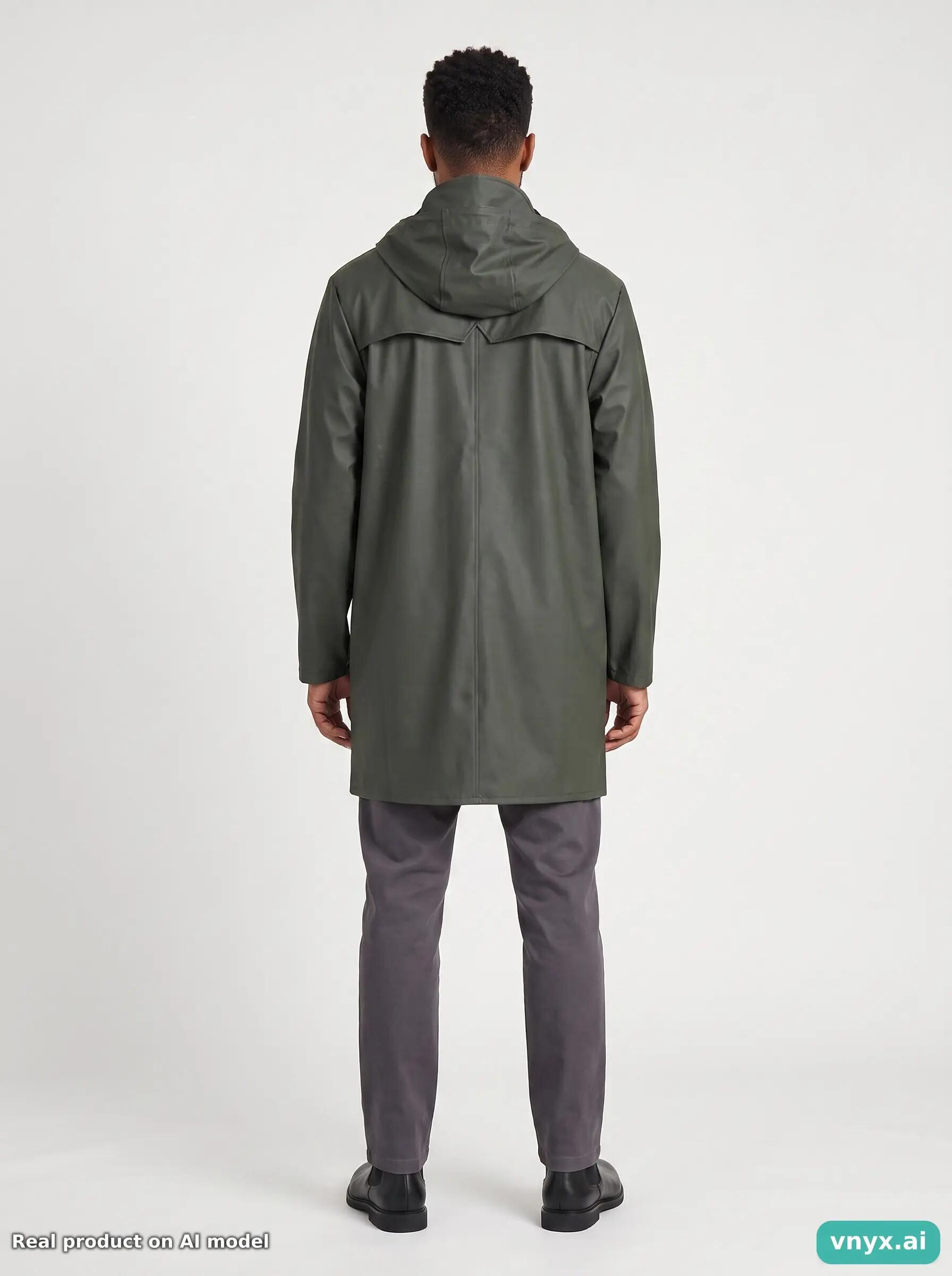 Second Life - Vintage RAINS Dark Green Windbreaker Men XL 4/5