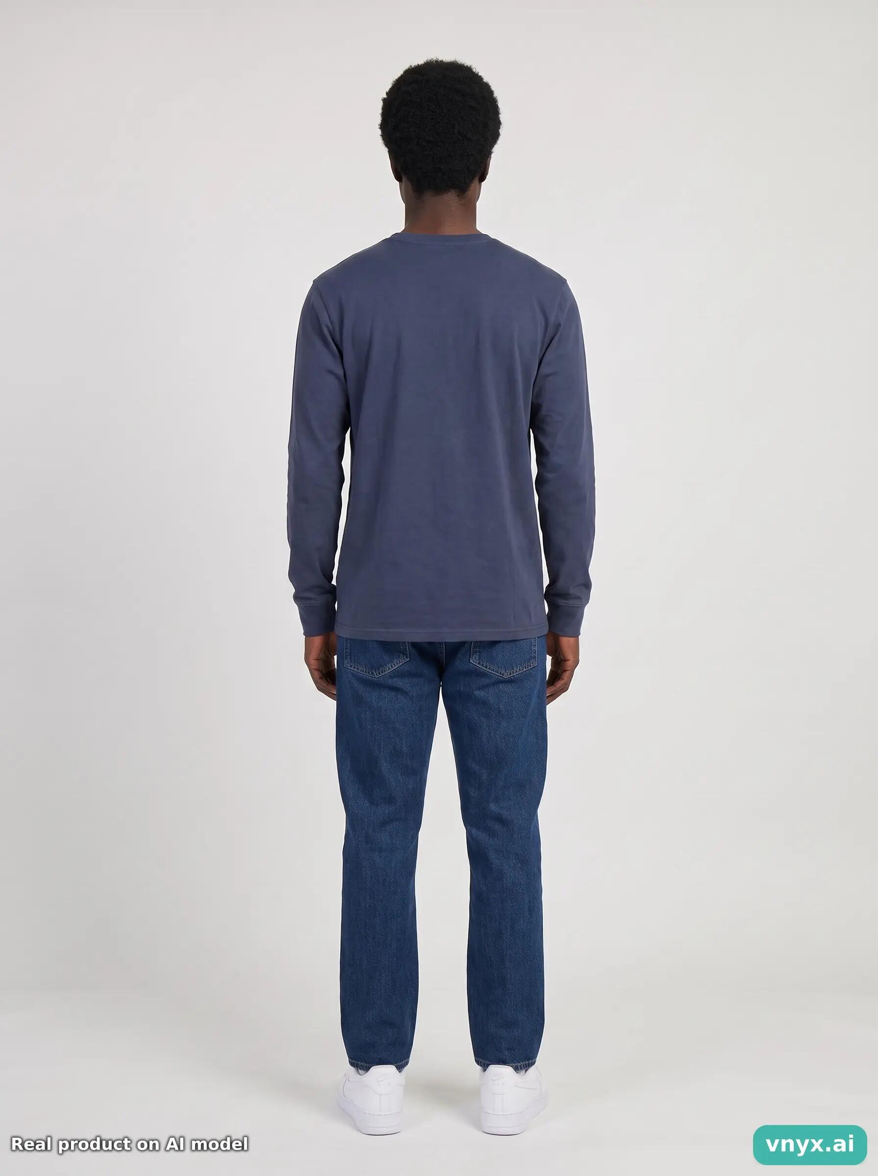 Second Life - Vintage Carhartt Navy Long Sleeve Men M 4/5