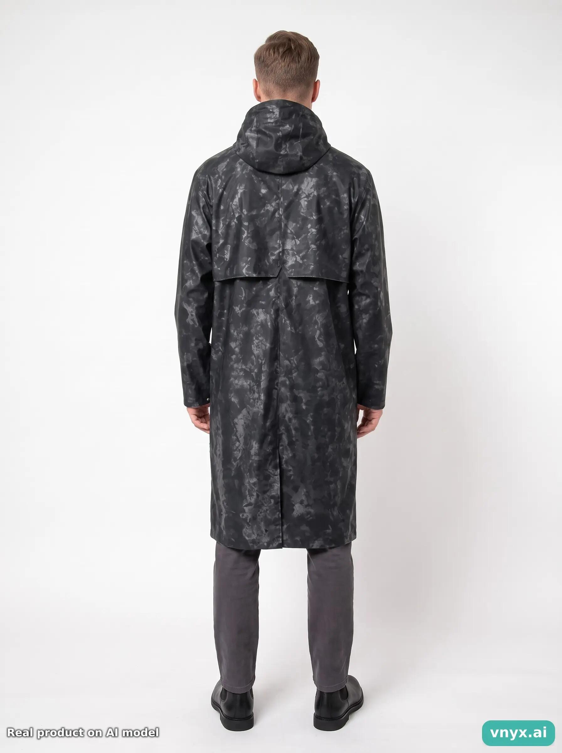 Second Life - Vintage RAINS Black Outdoor Jacket Men L 2/5