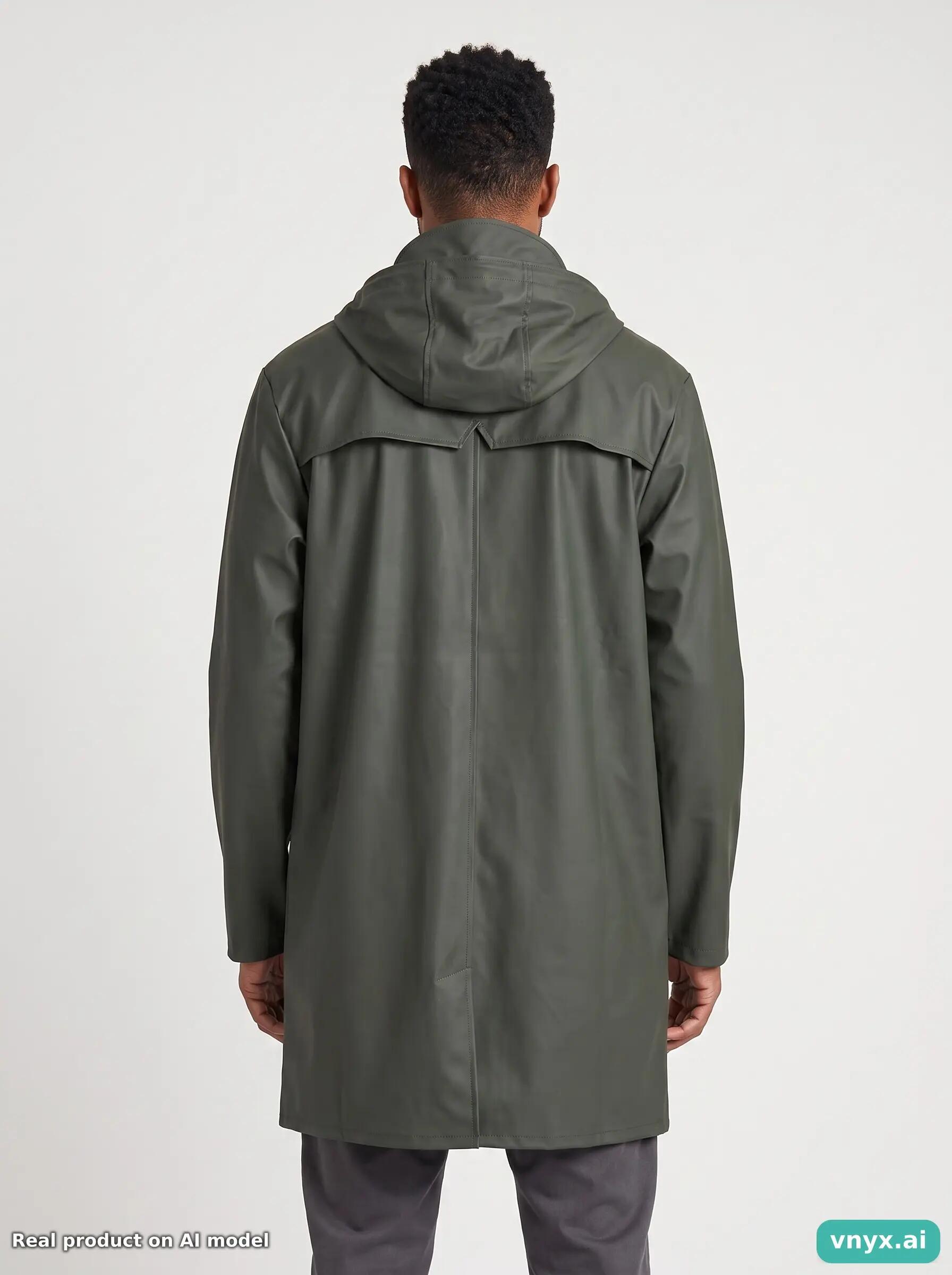 Second Life - Vintage RAINS Dark Green Windbreaker Men XL 2/5