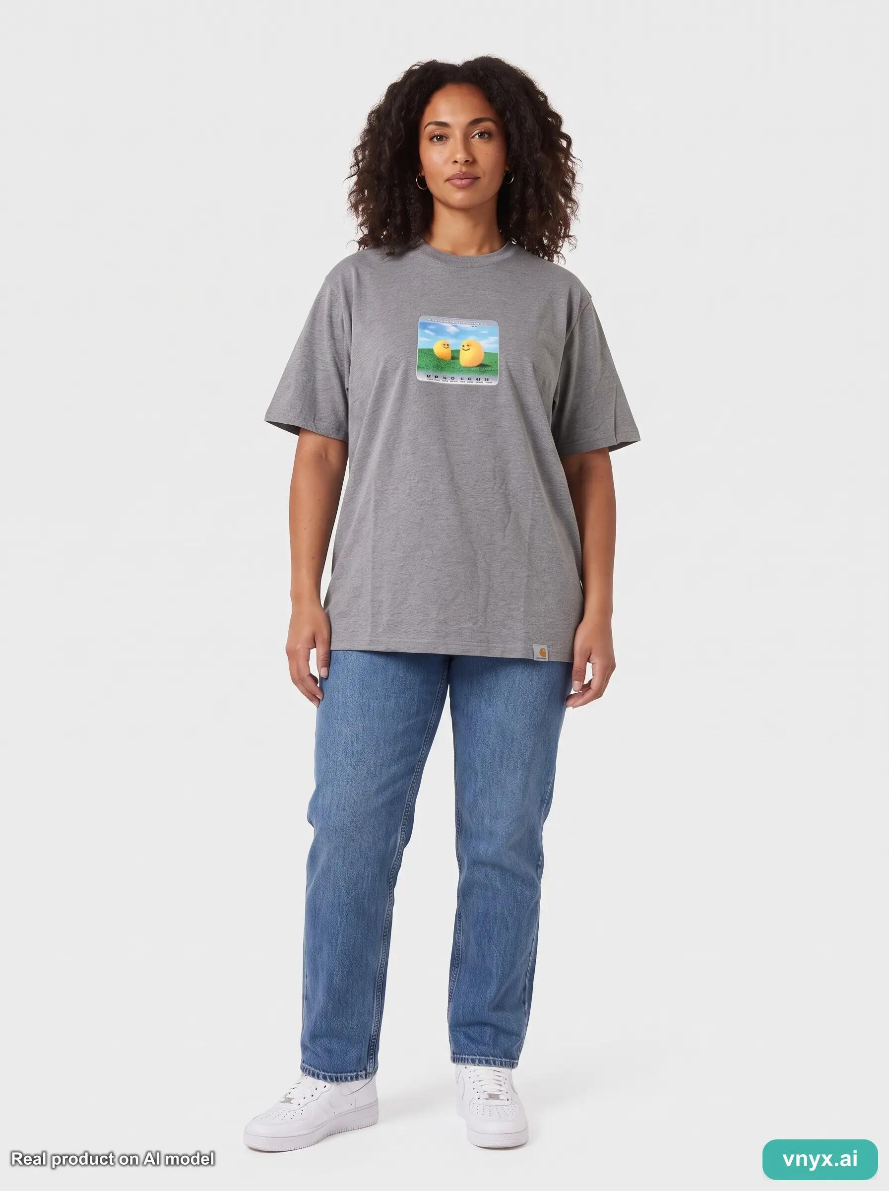 Second Life - Regular Carhartt T-Shirt in Grey size XL 2/5