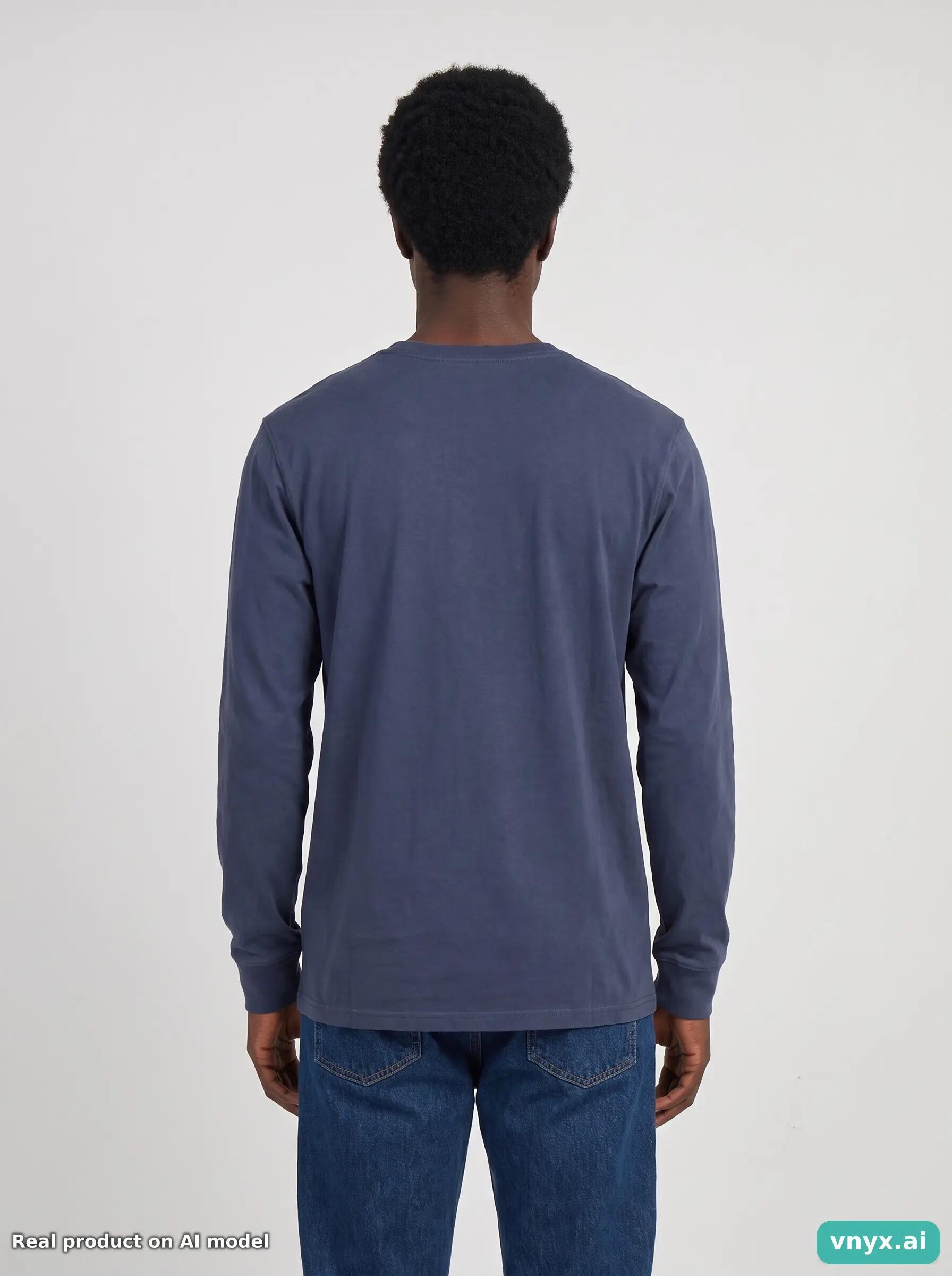 Second Life - Vintage Carhartt Navy Long Sleeve Men M 2/5