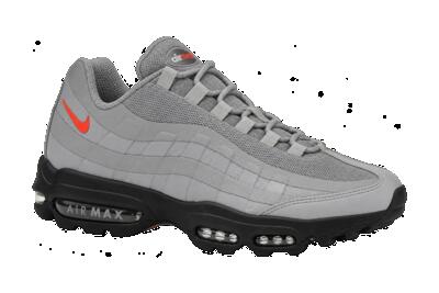 Heren - sneakers veter ultra nike air max 95 wolf grey/crimson