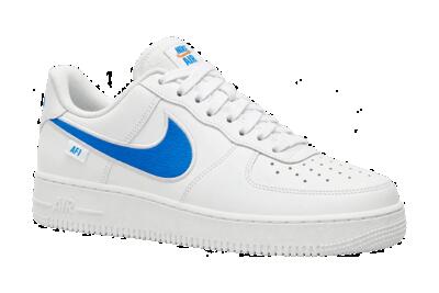 Sneaker da uomo - Nike Air Force 1 07 Blue Label - Blu