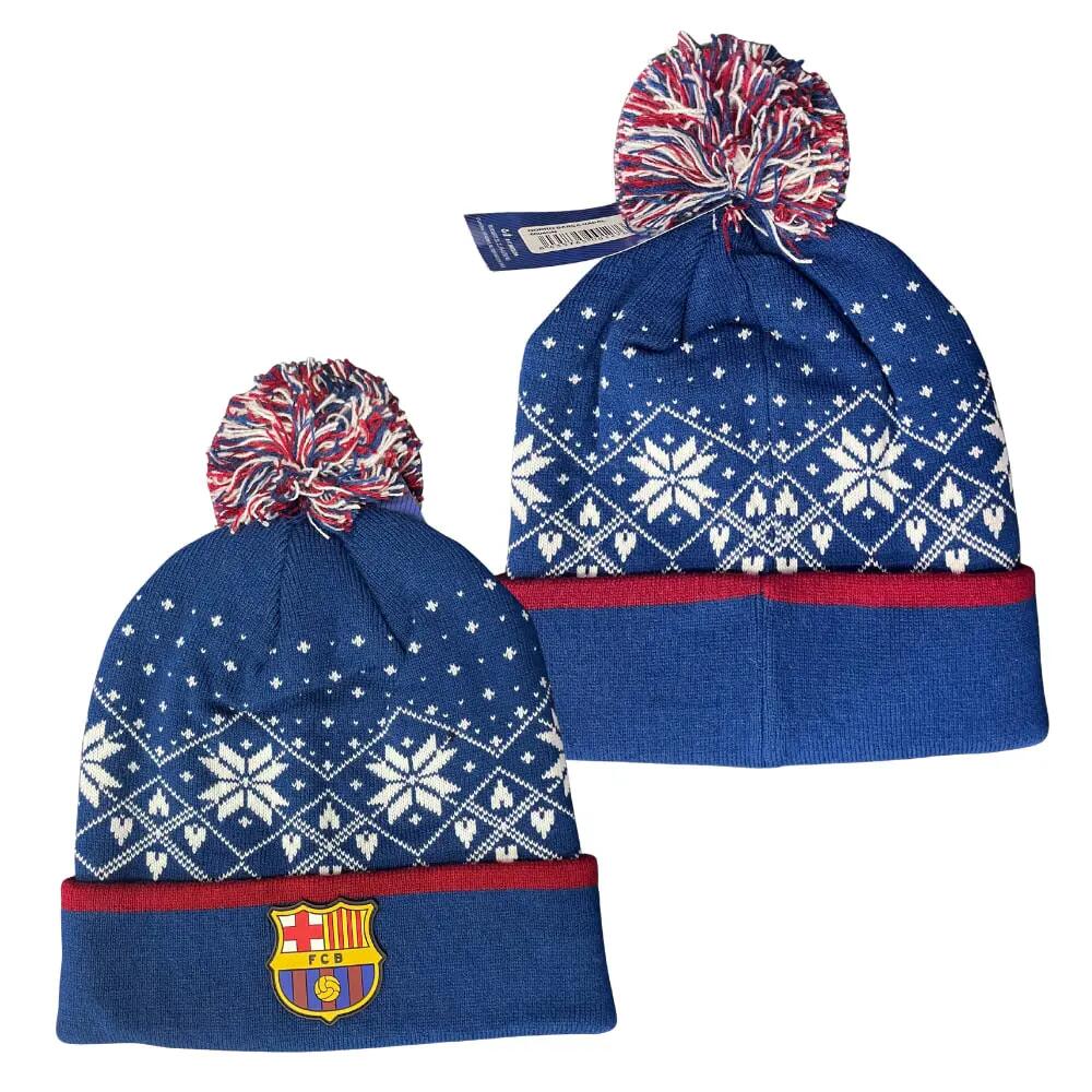 FC Barcelona Wintermütze FCB Christmas Hat Dunkelblau OSFM 5/5