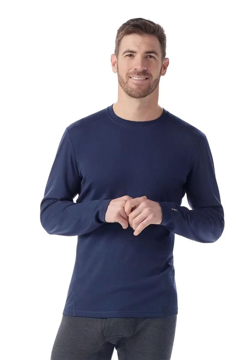 Tricou tehnic pentru bărbați Classic Thermal Merino Base Layer Crew