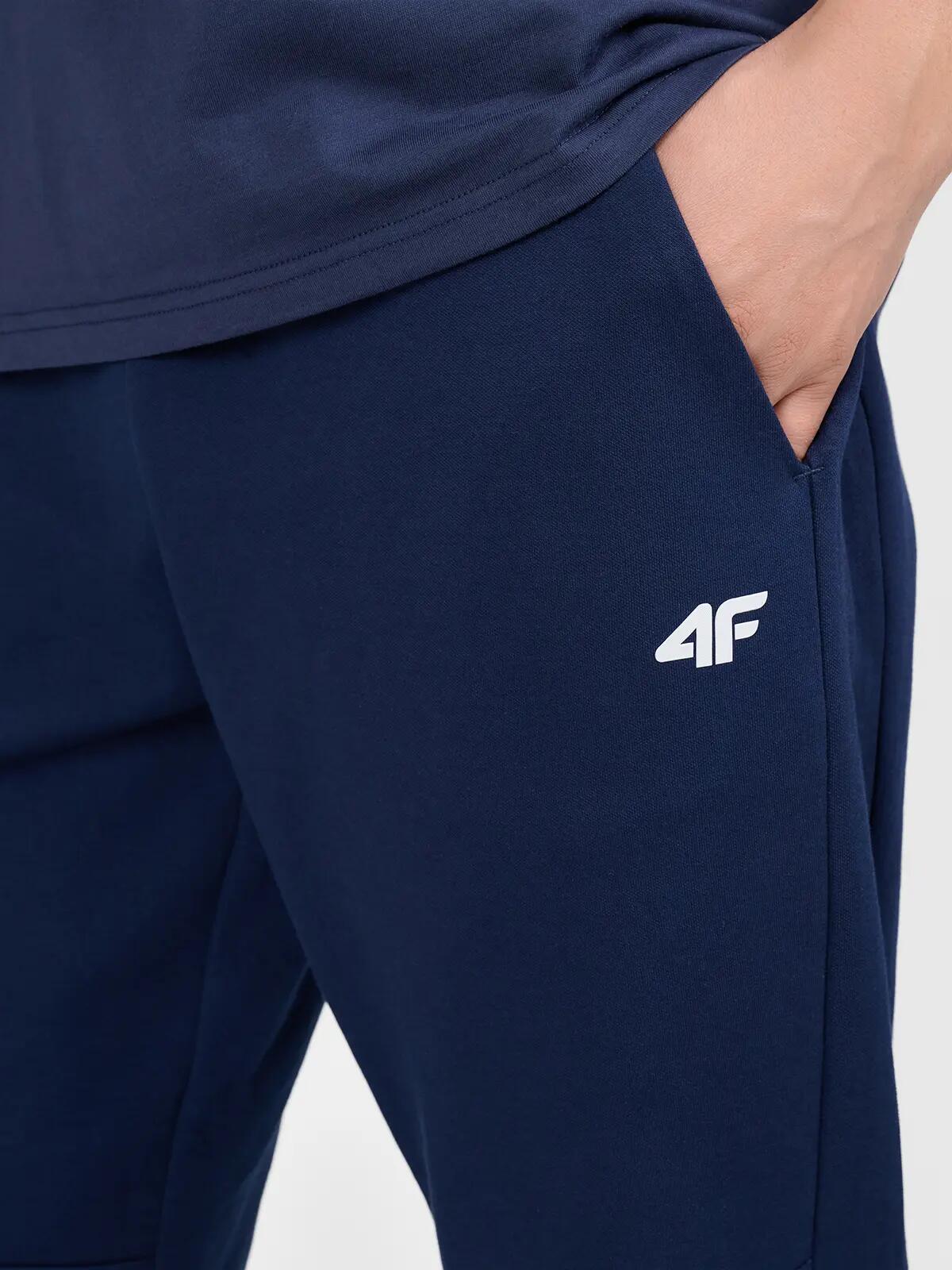 Spodnie męskie joggery granatowe 4F 3/5