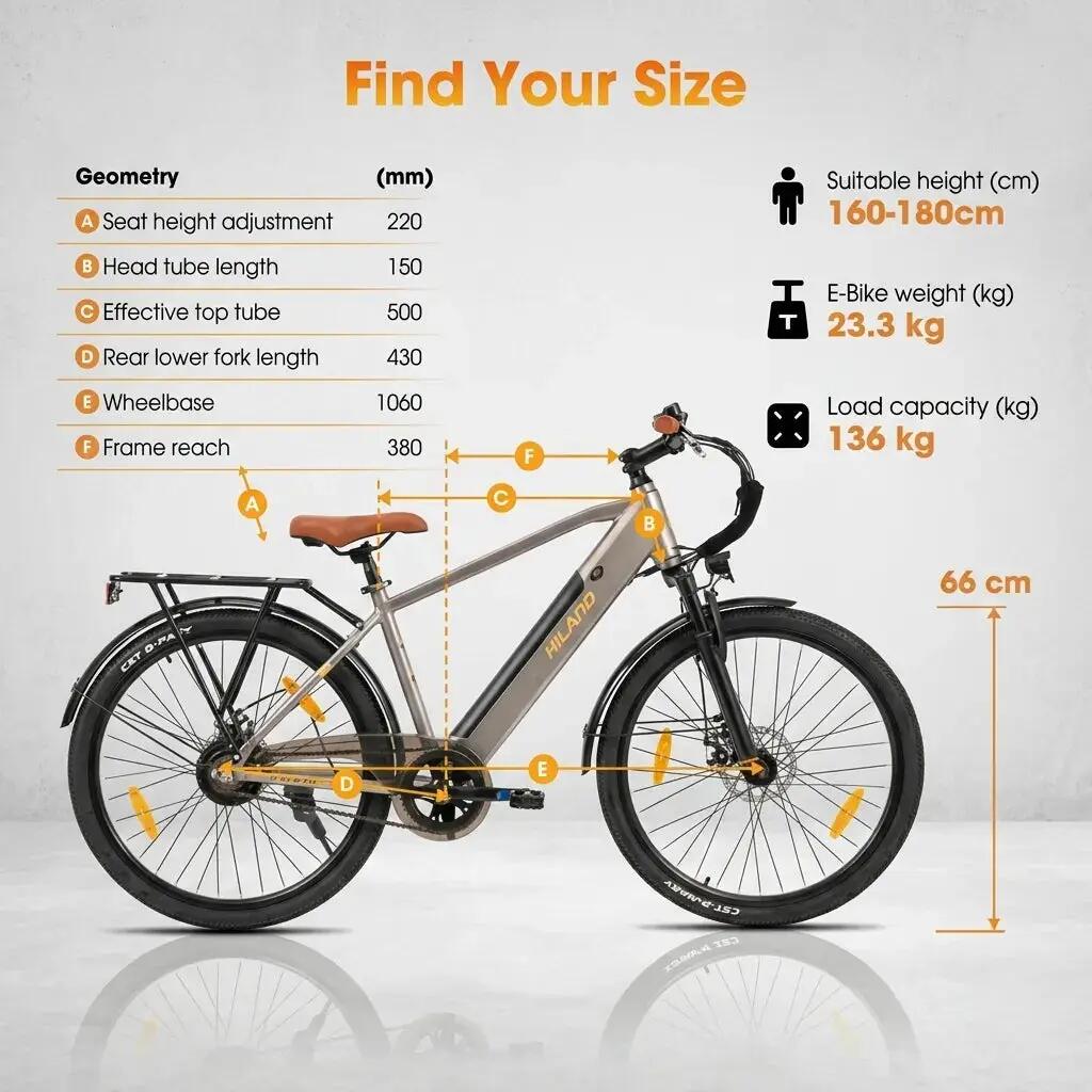 Dames Heren Elektrische Mountainbike 26 inch 250W 36V 7,8Ah Schijfremmen 7/7