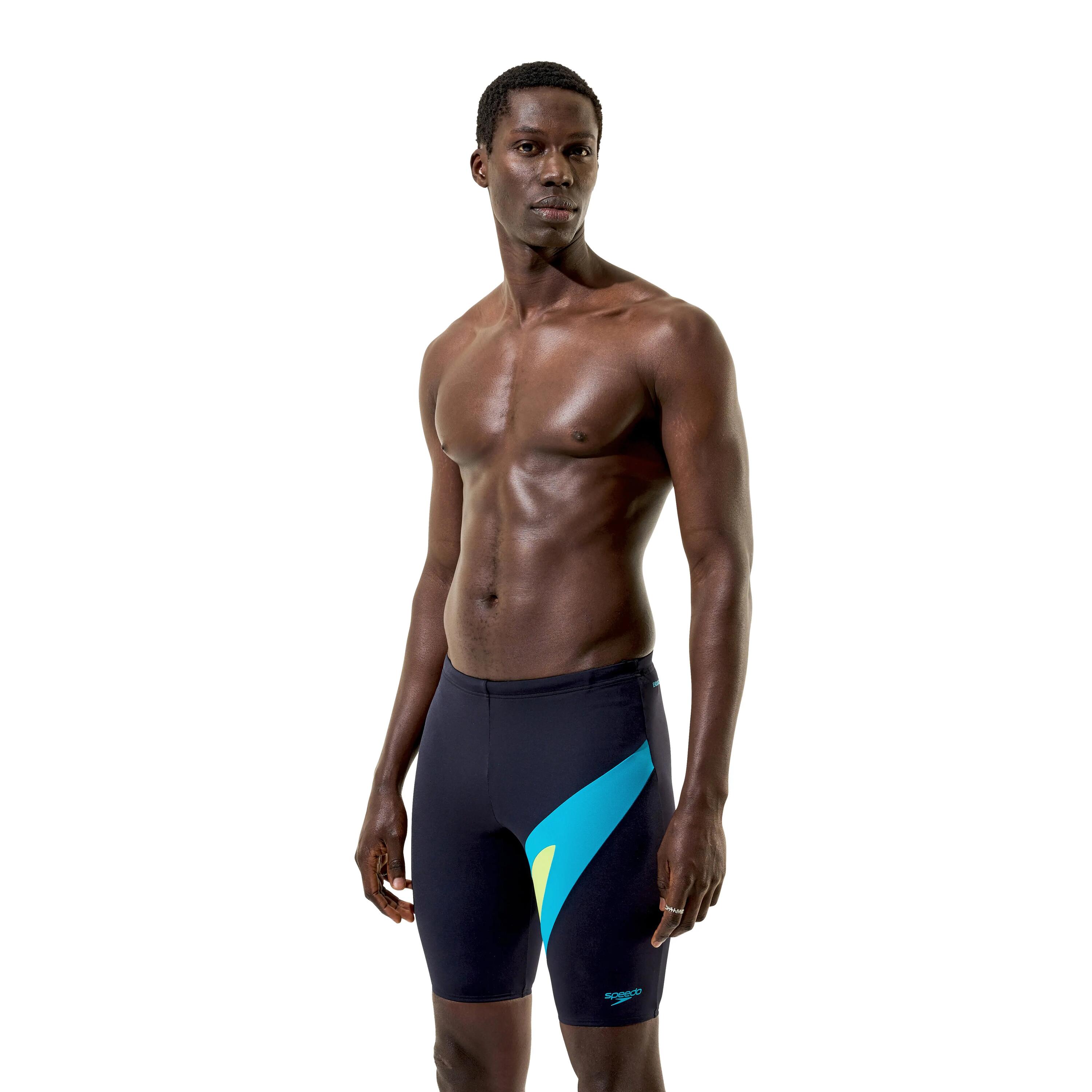 Speedo Zwemjammer Hyperboom Antraciet/HyperTeal 3/5