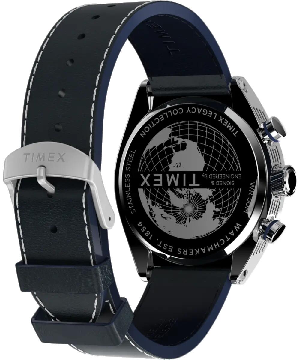 Timex Chronographe Montre Bleu/Bleu TW2W93500 2/5
