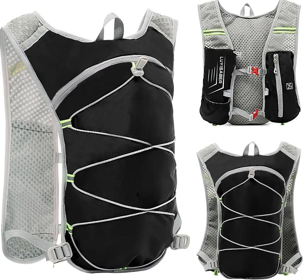 2.5L Sac à Dos Hydratation, Sac à Dos de Course Ultraléger, Sac à Dos de Vélo, A 1/8