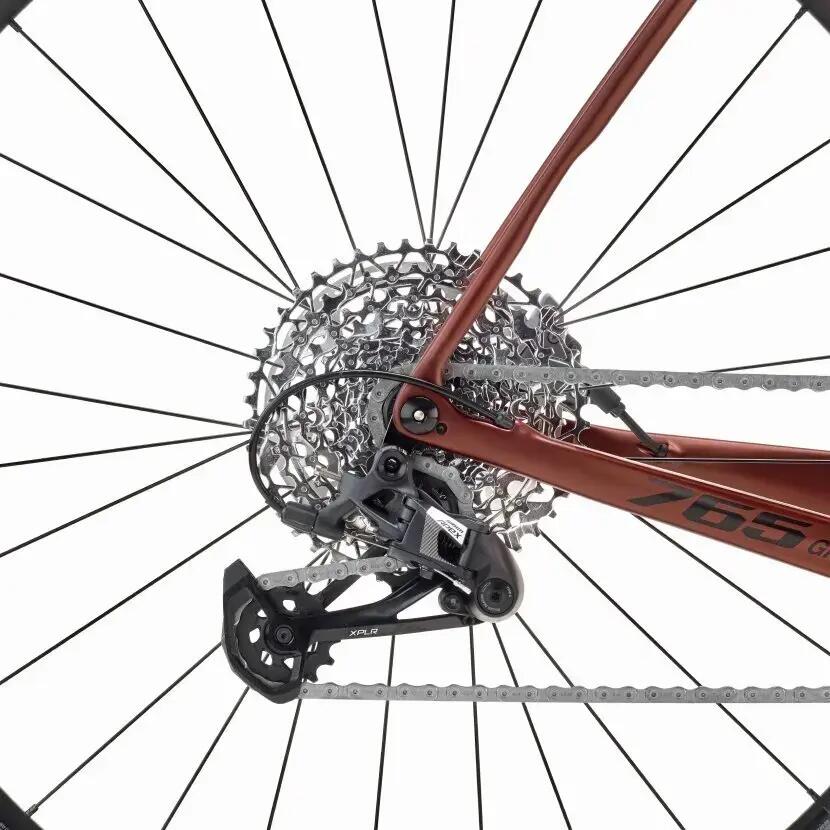 Vélo de gravel Look 765 gravel apex xplr Rouge Dust 3/6