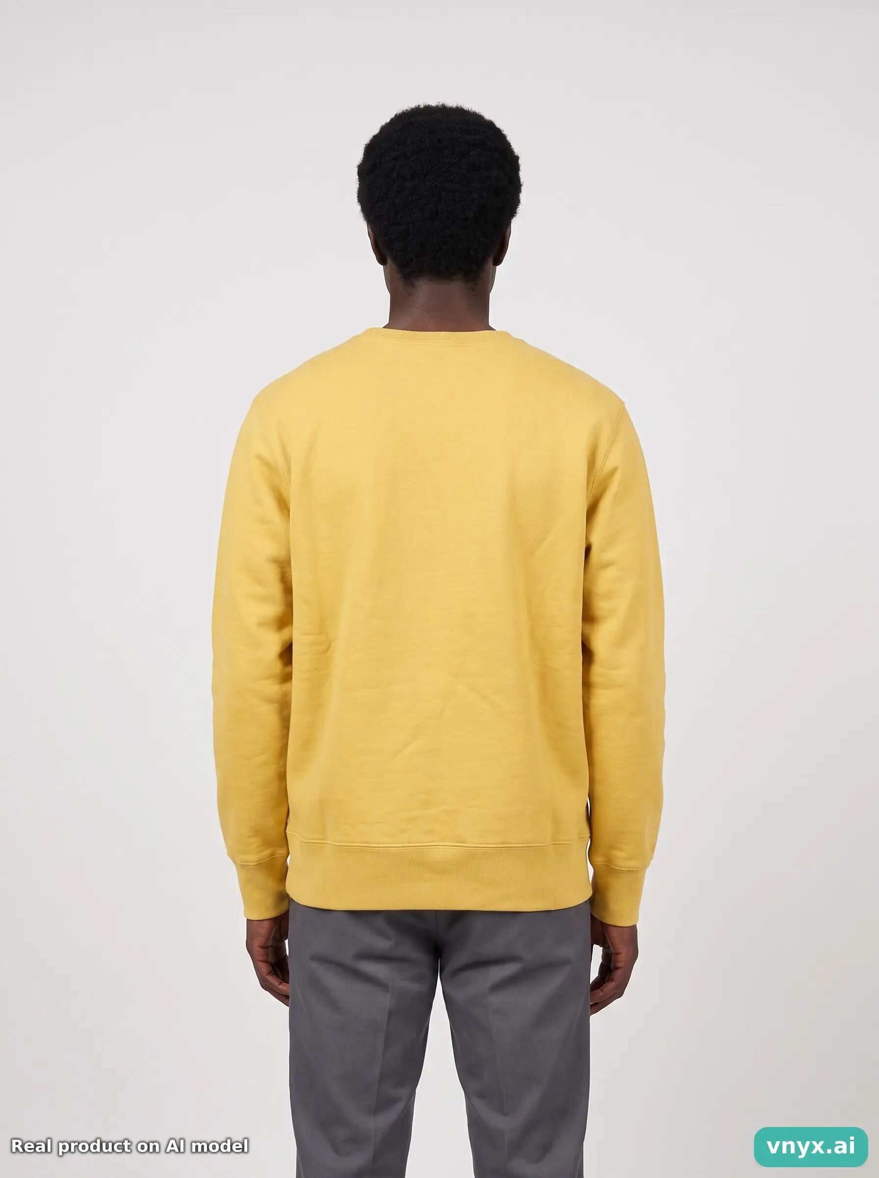 Second Life - Vintage Supreme Mustard Sweatshirt Men L 2/5