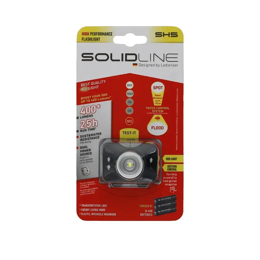 Lampada frontale Led Lenser SH5 Nero 2/2