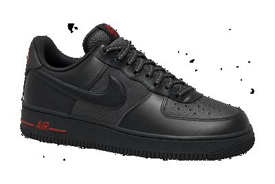 Heren - sneaker - nike air force 1 low - reflective, zwart