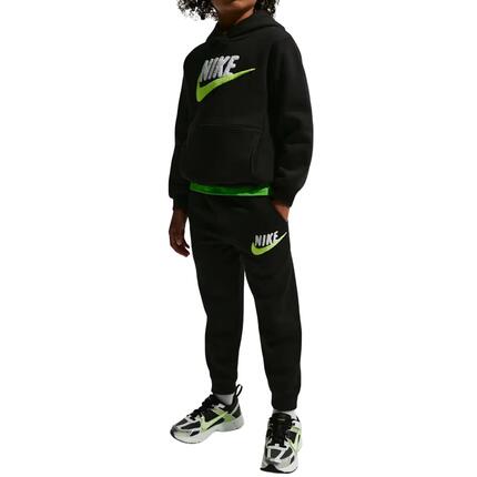 Nike - Jongens Trainingspak Capuchon Club Chenille, Zwart
