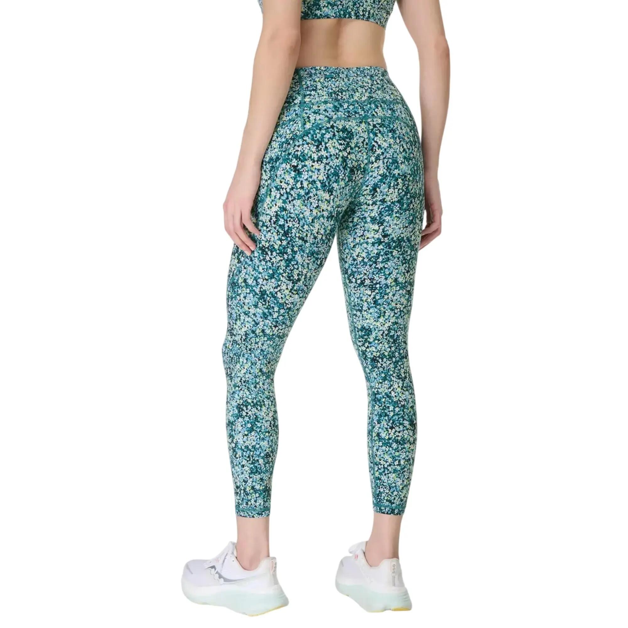 Leggings Diseño Pradera para Mujer Azul, Pradera 3/4