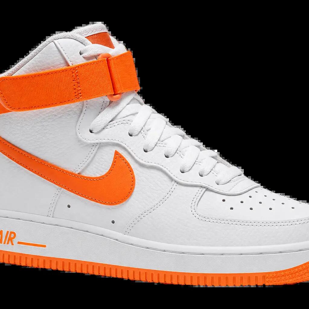 Damen - sportliche high-top-sneaker - nike air force 1 high - orange