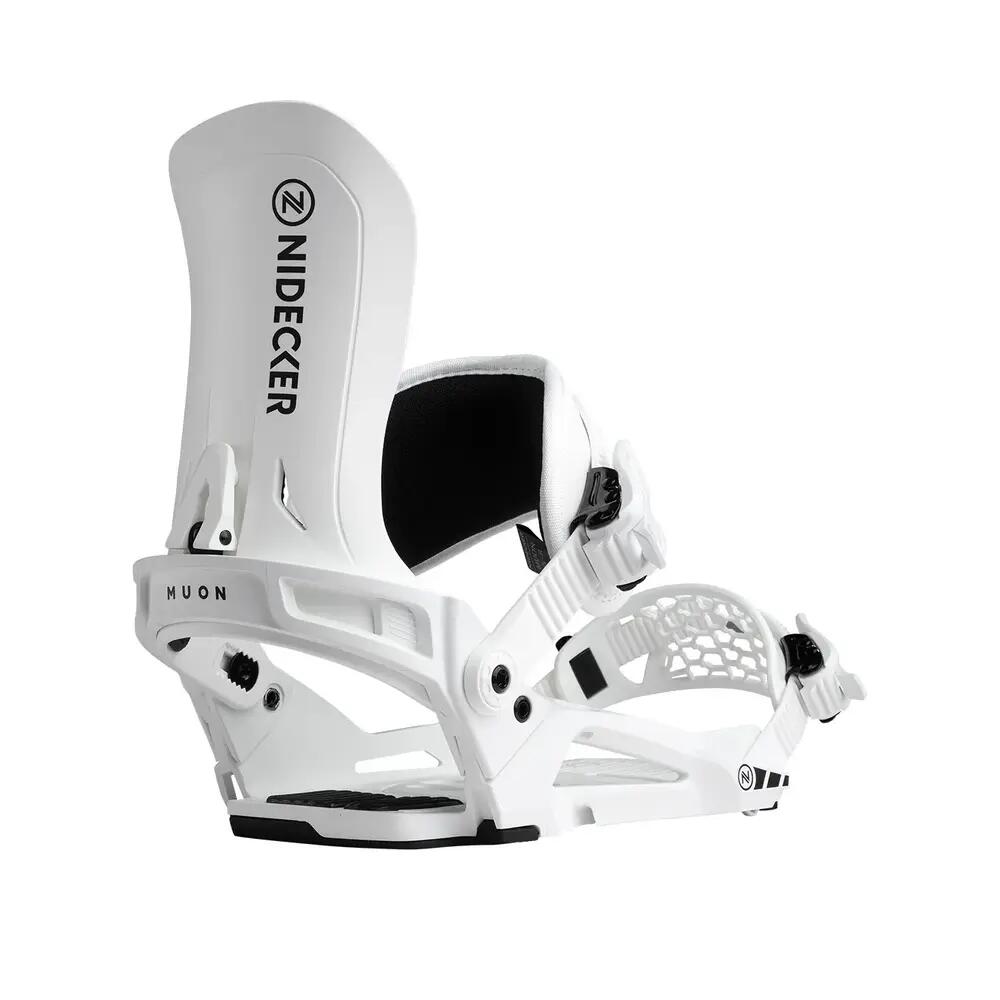 Fixationen für Snowboards Nidecker Muon Weiß 2/4