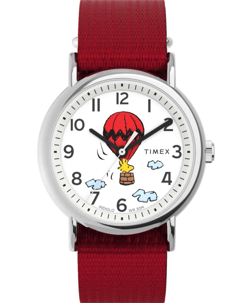 Timex Analogique Montre Rouge/Blanc TW2Y11700 2/6