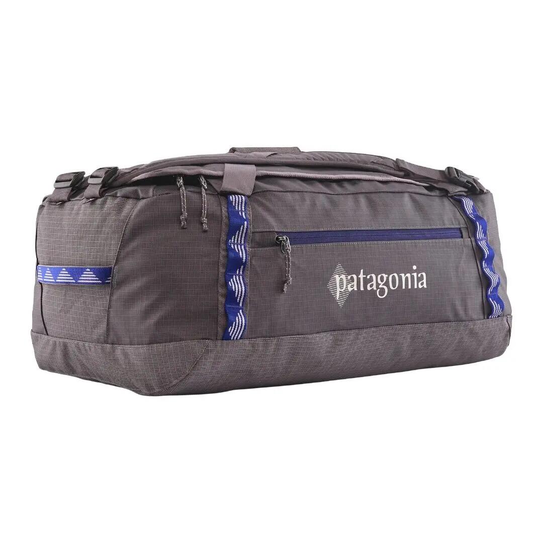 Bolsa Gris Patagonia Hole® Duffel 55L Hut Tripper: May Grey con Base Acolchada 1/4