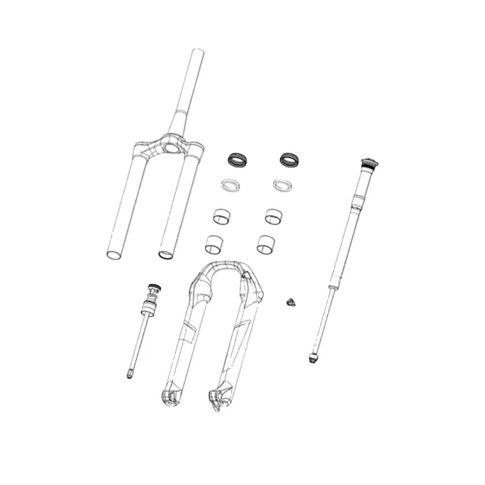 Bicicleta de montaña RockShox Lyrik Ultimate D1+ Verde 2/2