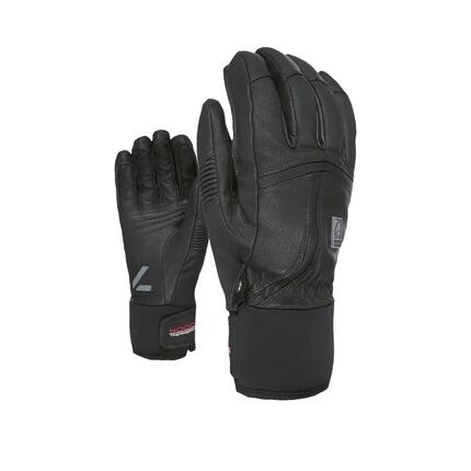 Gants de ski Level Off Piste Leather Noir
