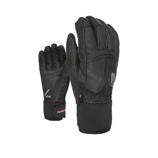 Gants de ski Level Off Piste Leather Noir