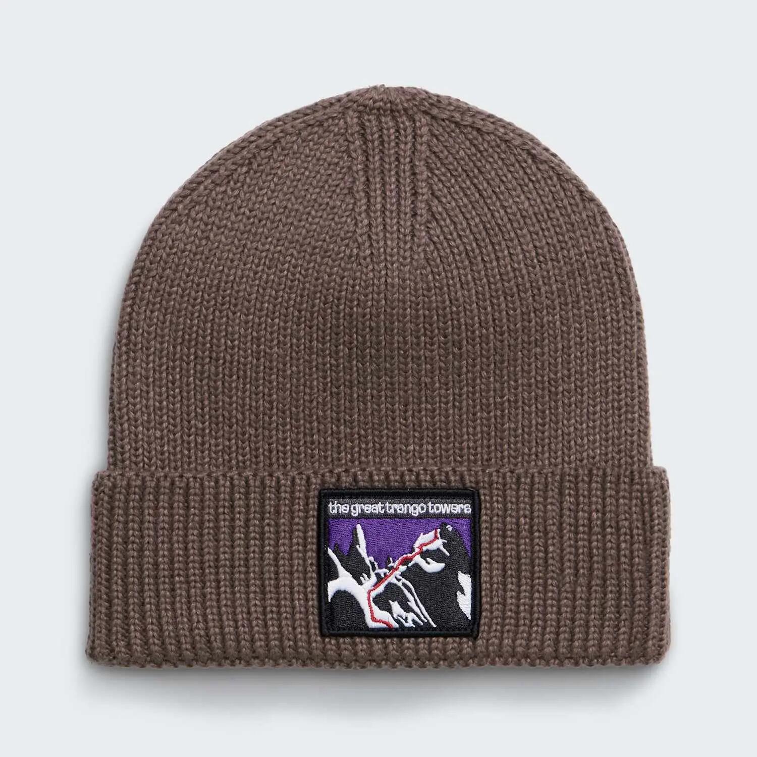 Căciulă The North Face Logo Box Cuffed - maro Smokey Brown | material 100% reci… 2/2