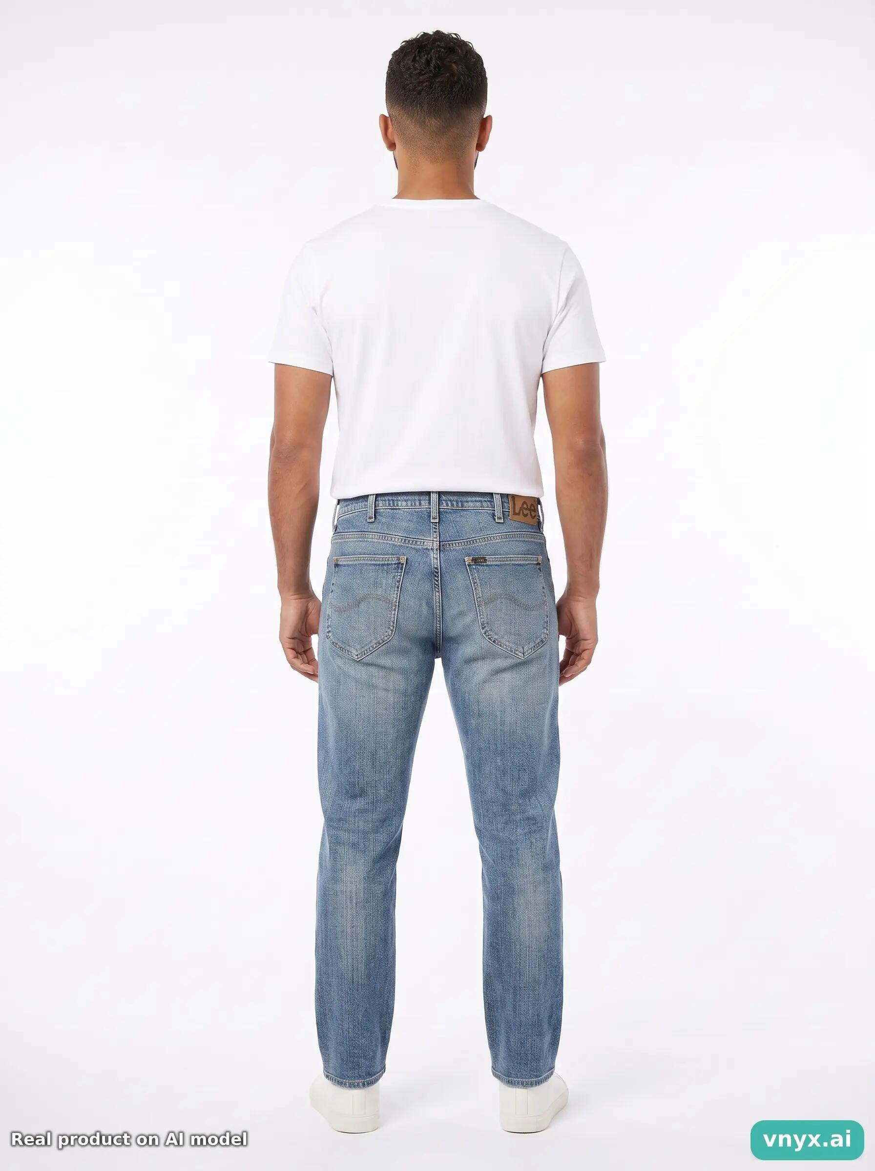 Second Life - Vintage Lee Light Blue Jeans Men W38 L32 4/6