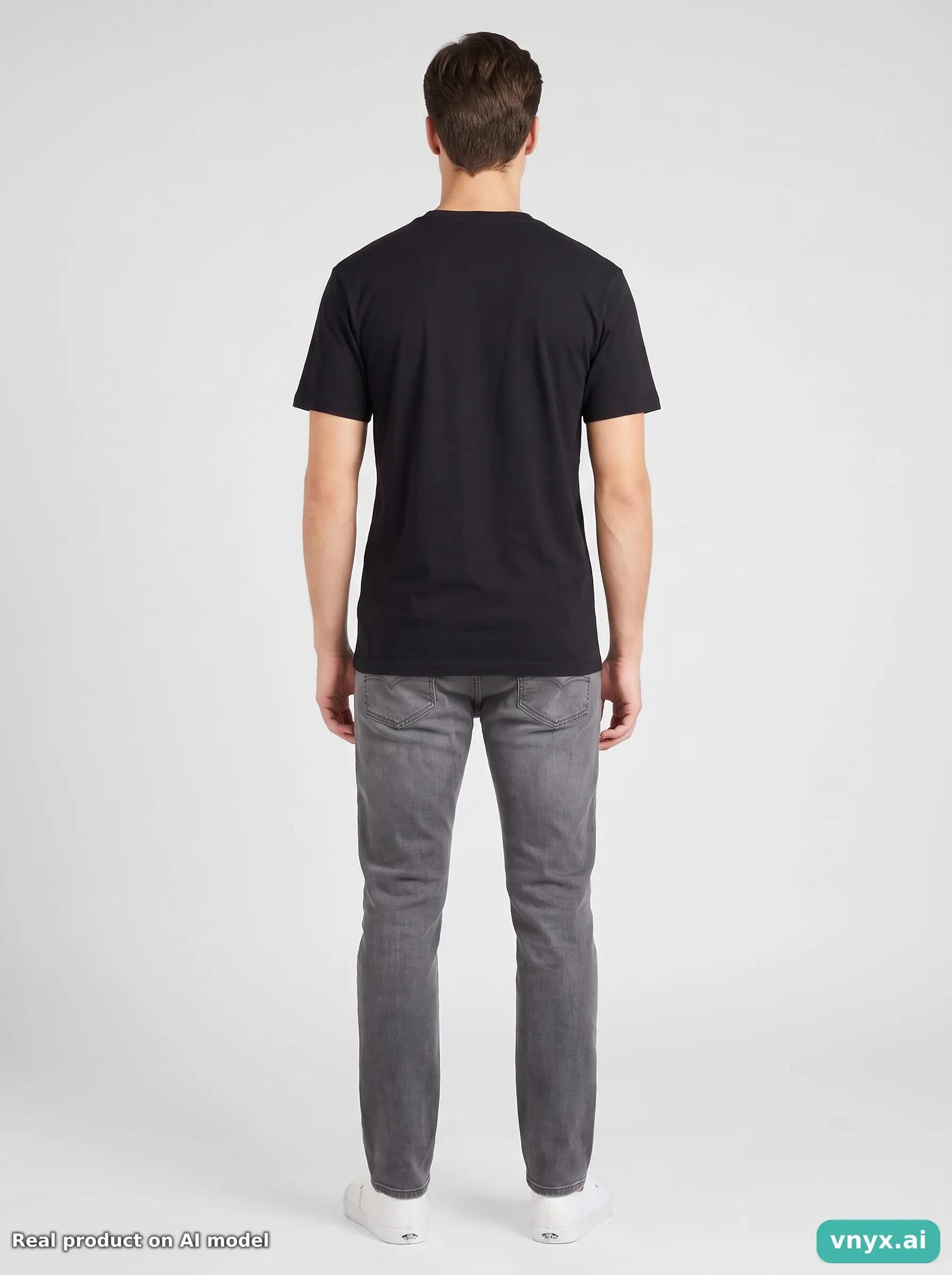Second Life - Vintage VANS Jet Black T-Shirt Men M 4/6