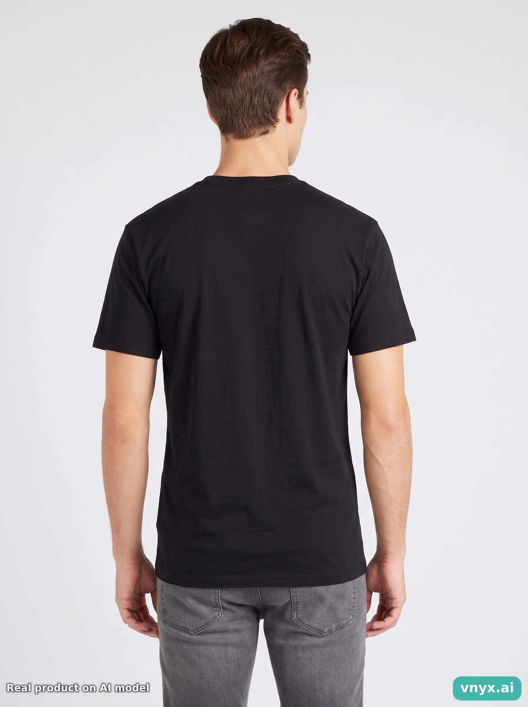 Second Life - Vintage VANS Jet Black T-Shirt Men M 2/6