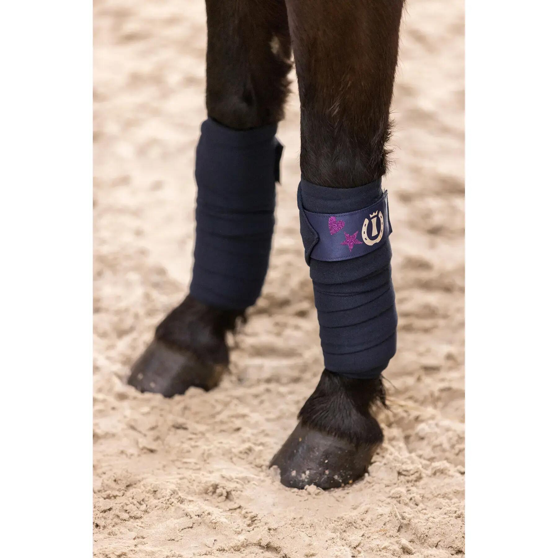 Venda elástica de vellón para caballos Imperial Riding Cosmic Sparkle 4/5