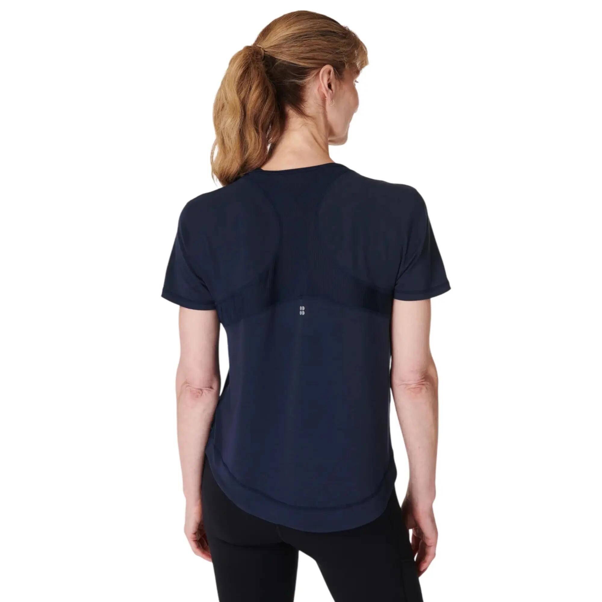 Breathe Easy MeshTshirt voor dames (Marineblauw) 3/4