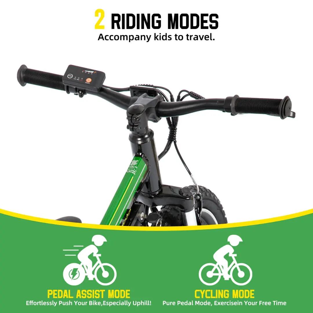 Kinder Jugendliche E-Mountainbike 20 Zoll 250W Akku 4/6