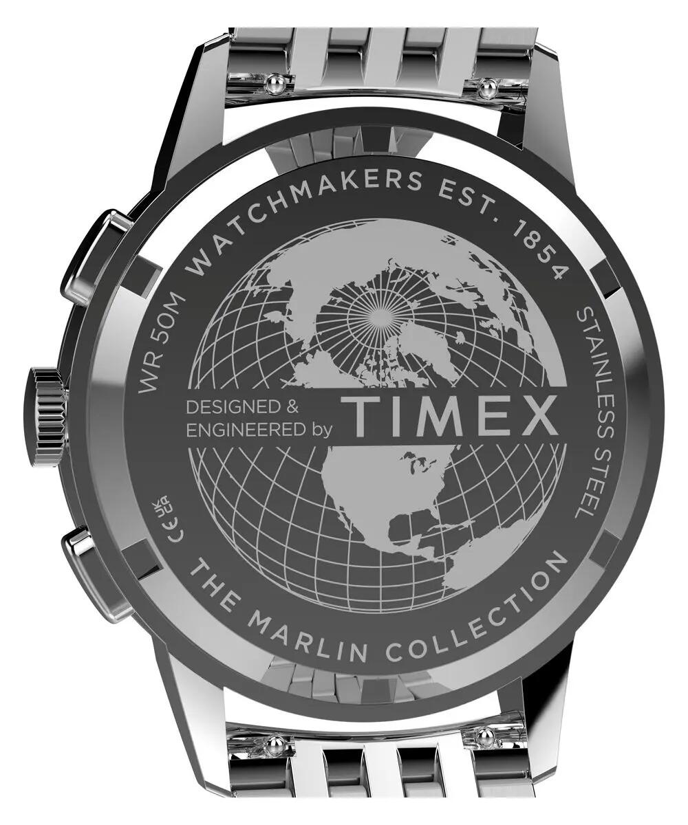 Timex Chronograph Uhr Silber/Silber TW3A00300 3/6