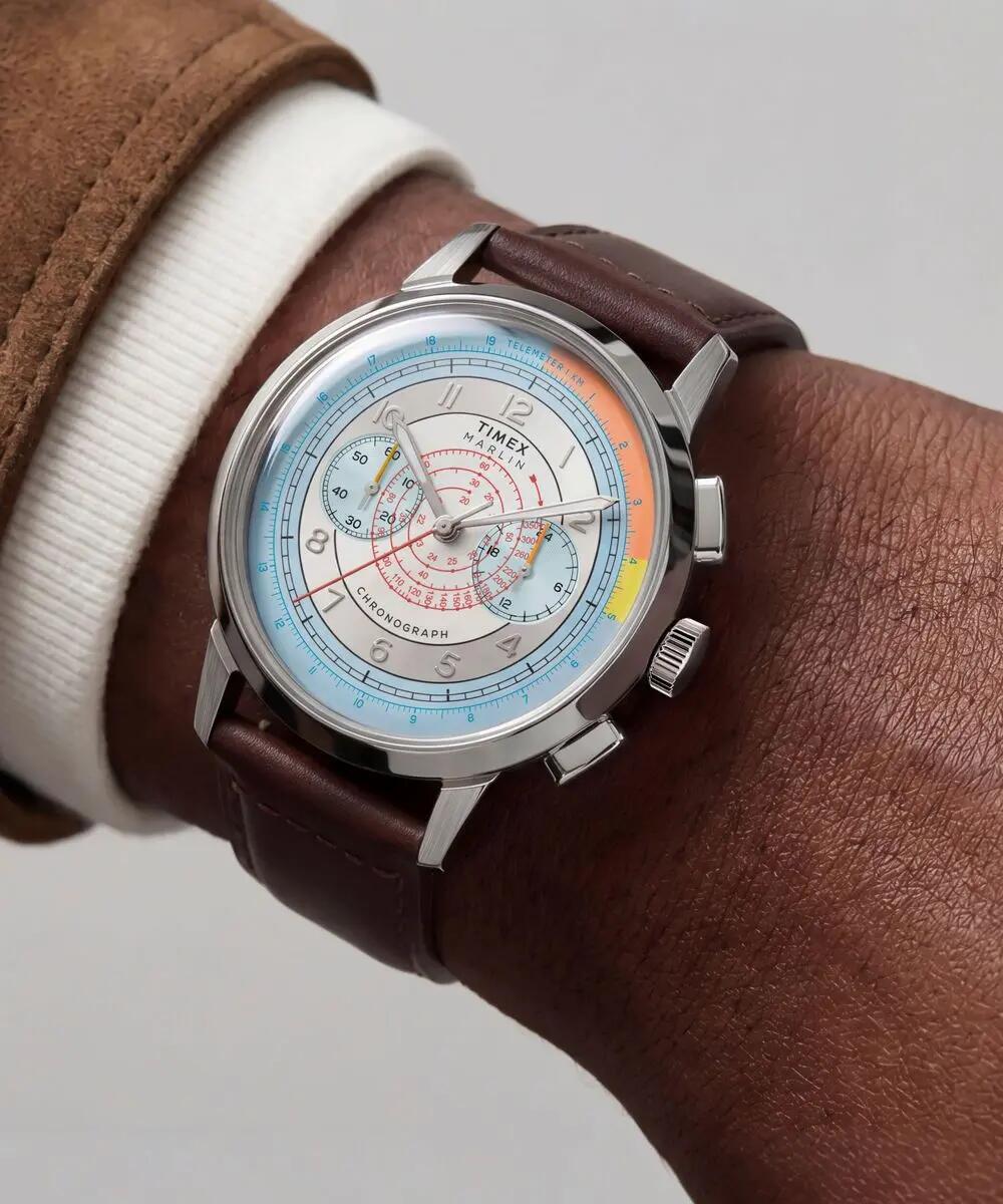 Timex Chronograph Uhr Braun/Silber TW3A00200 6/6