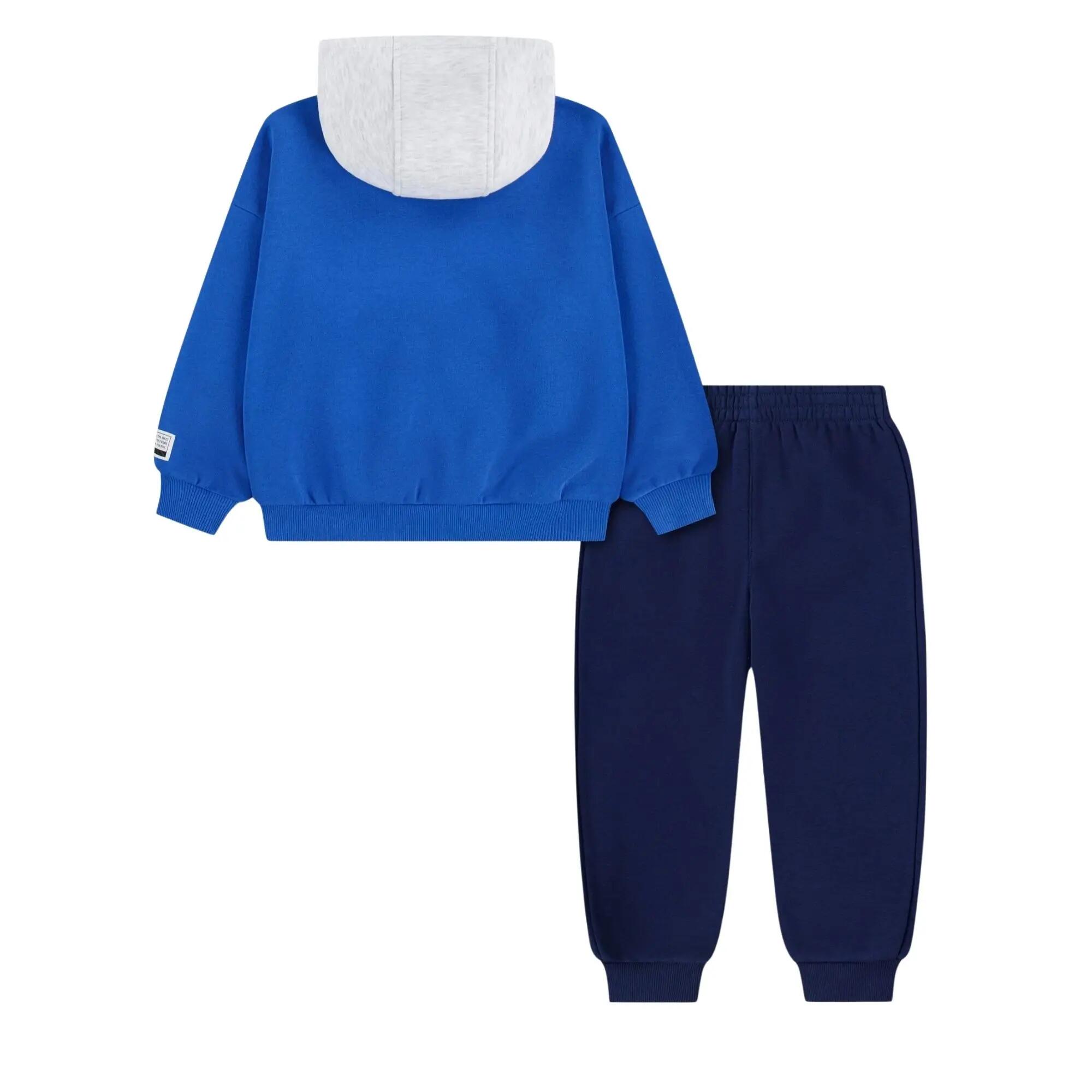 Nike - Jongens Trainingspak Capuchon Multisport, Blauw 4/5
