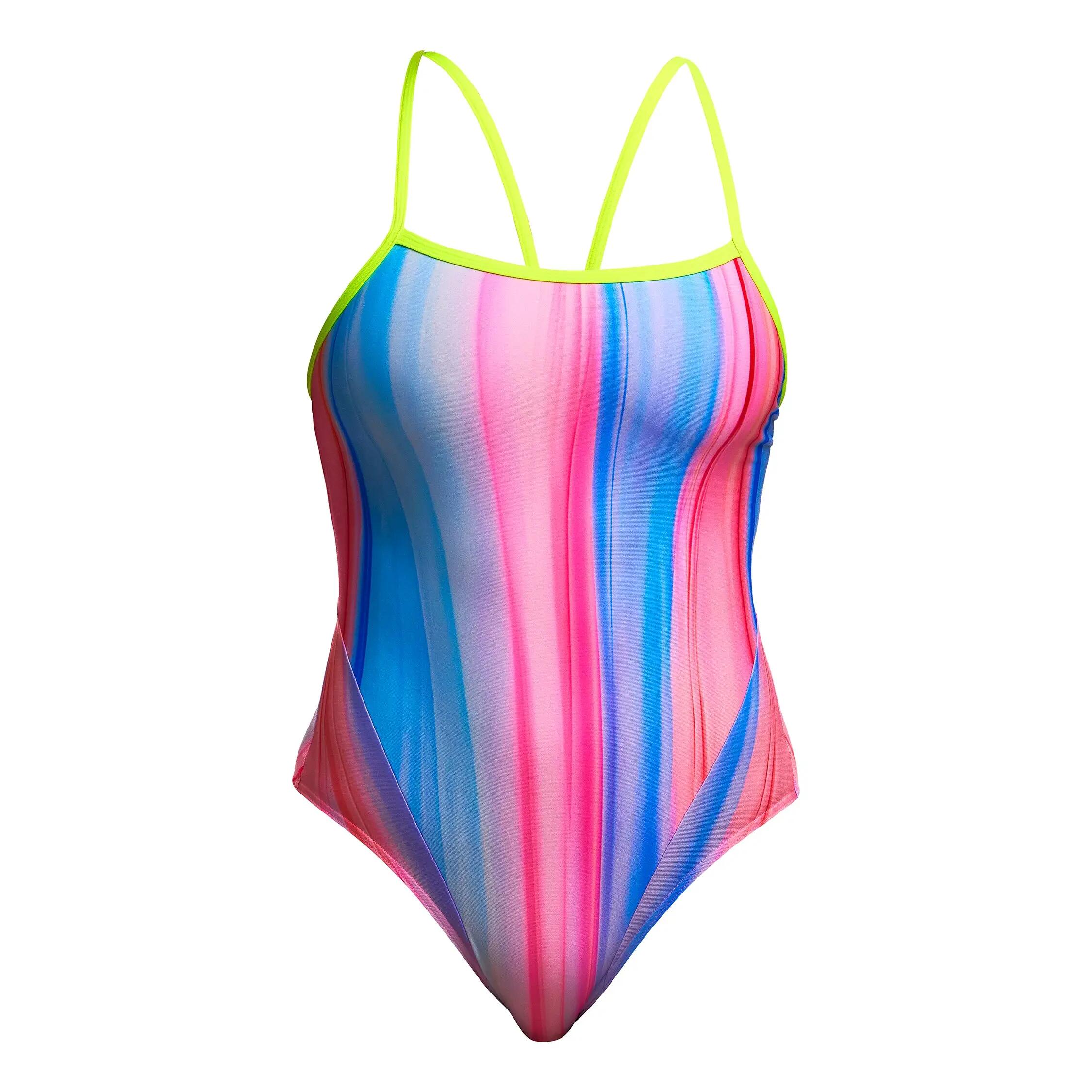 Funkita Badpak Single Strap Curtain Call meerkleurig 5/5