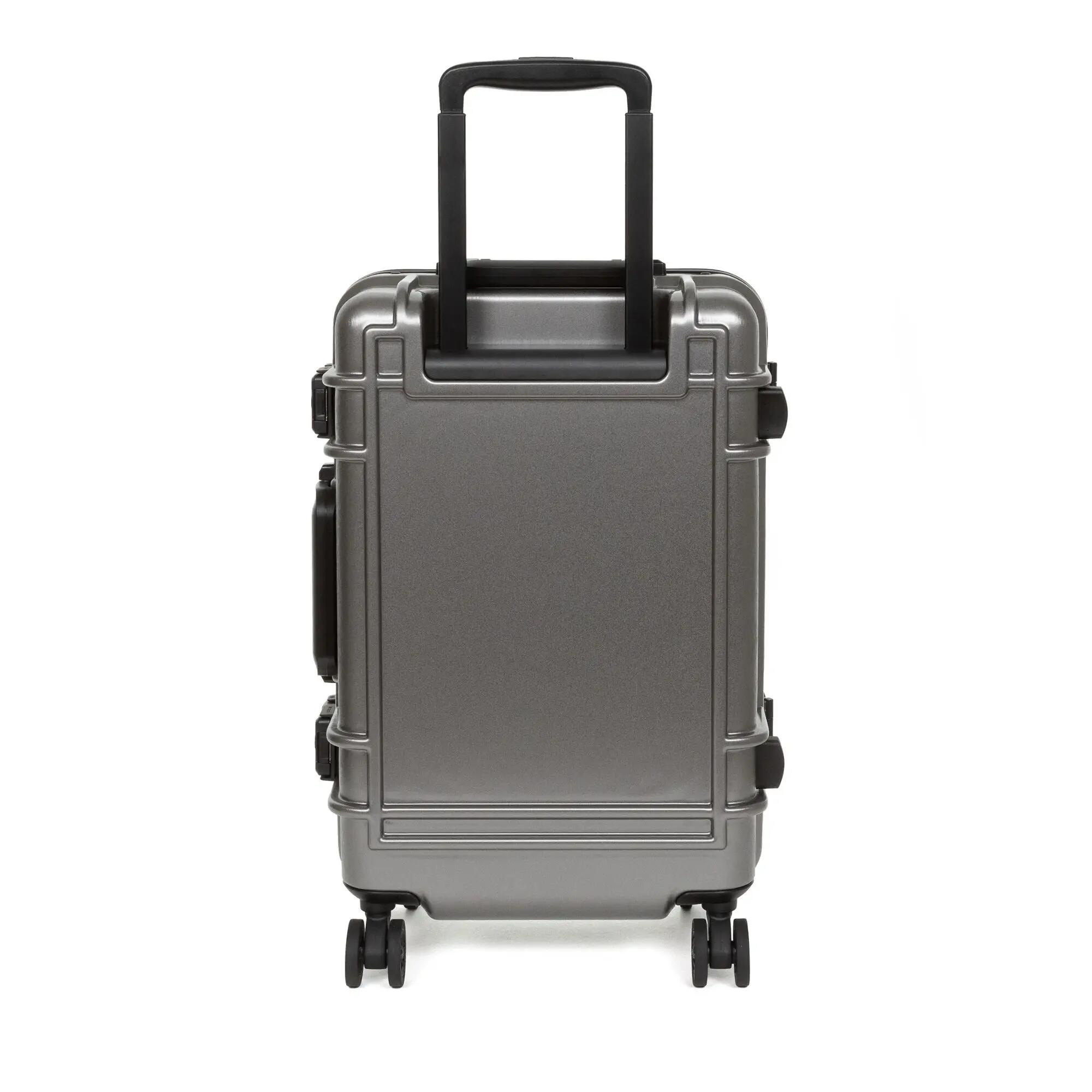 Eastpak - Maleta Rígida de 4 Ruedas Resist'r Case S 34L, Brushed Metal 2/4